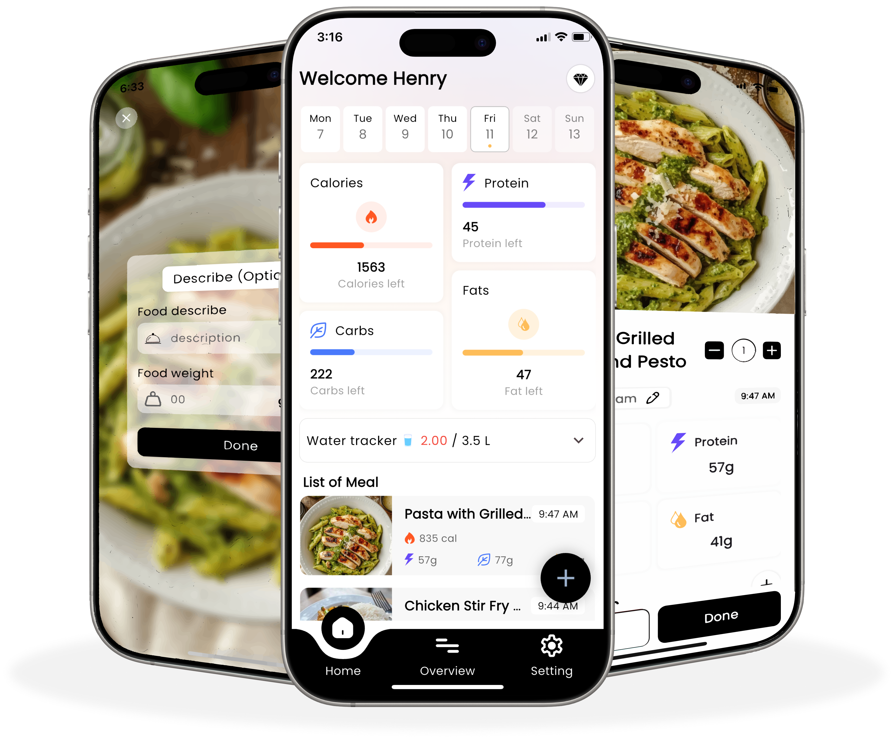 EasyCal AI Food Details Screen